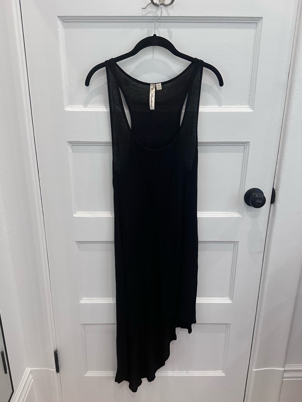 Feathers High-Low dress